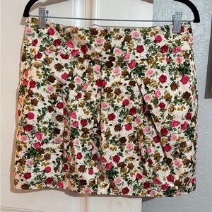 Forever 21 Floral Bubble Mini Skirt size L